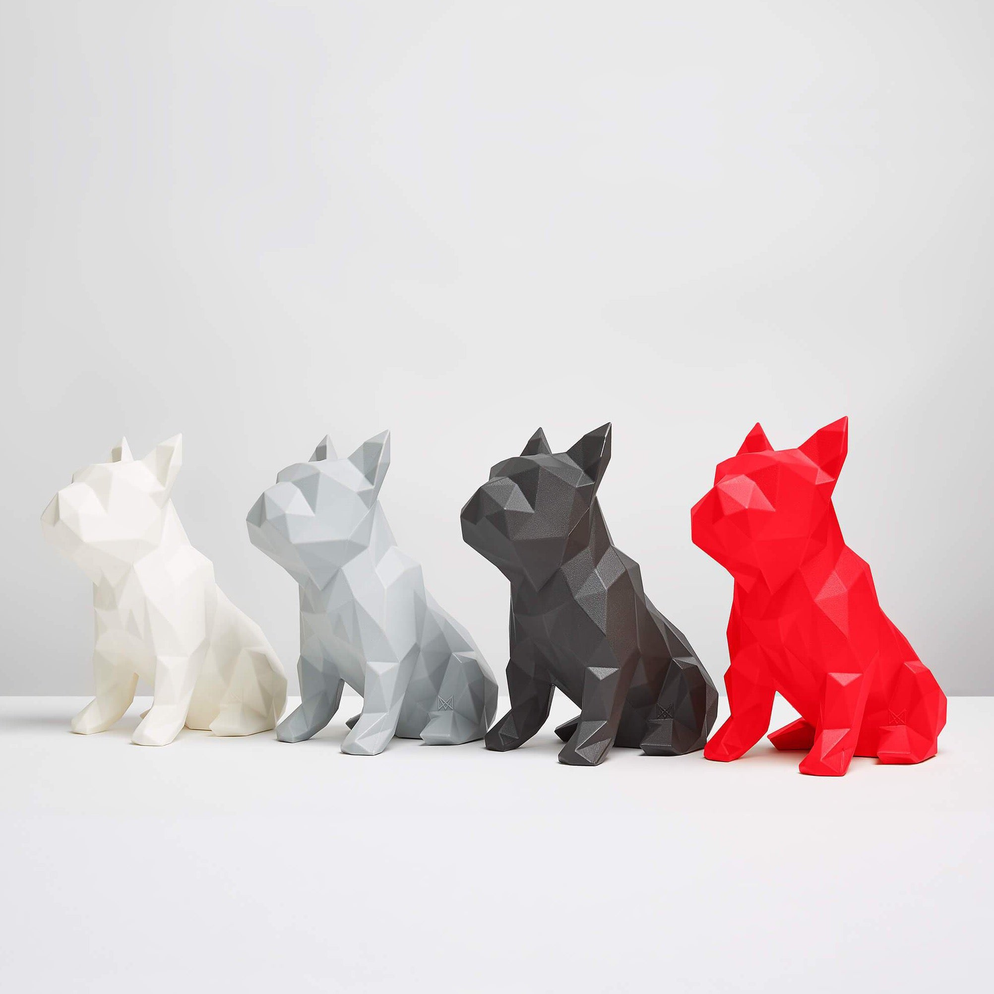 Marokka Geometric French Bulldog Sculpture - "Frank" 