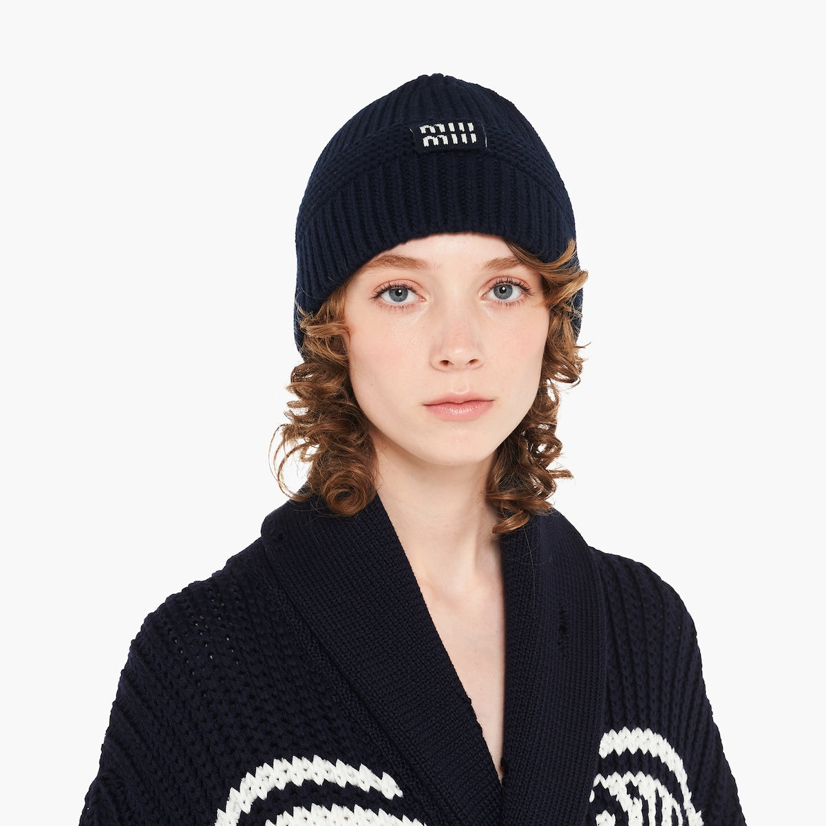 Miu Miu Beanie in Navy