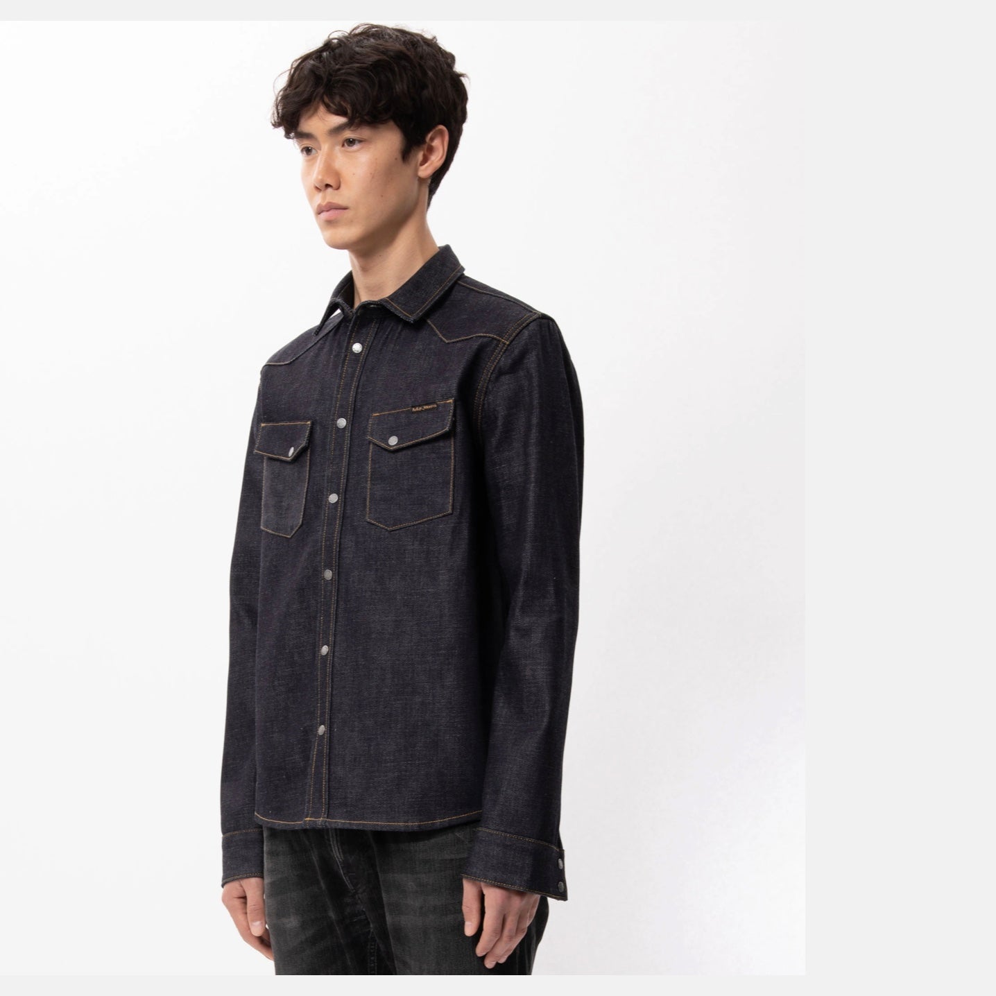 Nudie Jeans Jonas Dry Ace Selvage Denim Shirt