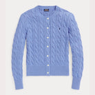 Polo Ralph Lauren Cable-Knit Cotton Crewneck Cardigan