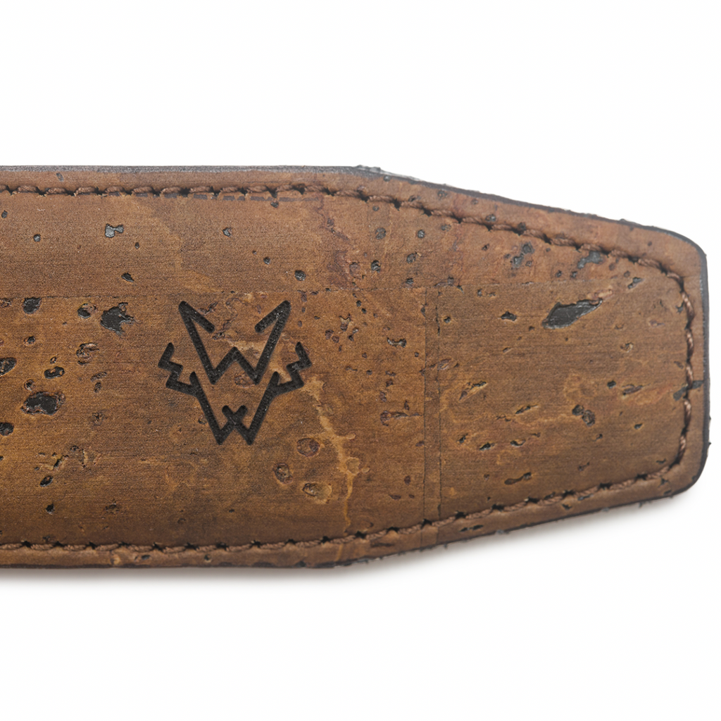 Watson & Wolfe Cork Belt in Brown