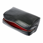 Watson & Wolfe Vegan Wash Bag in Black