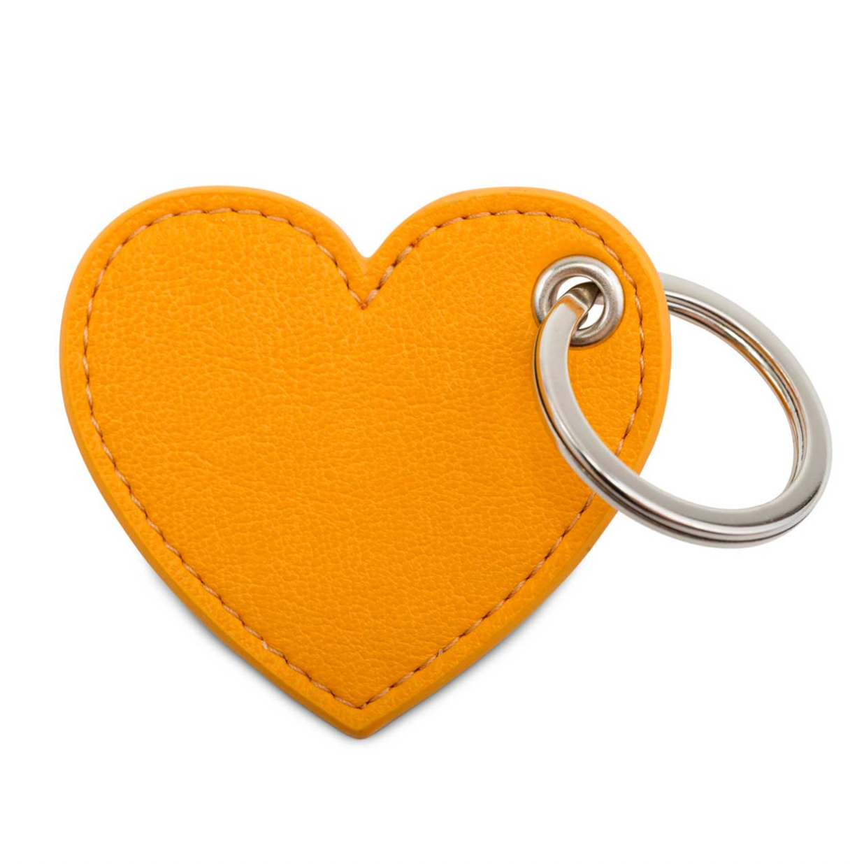 Watson & Wolfe X Ethel Loves Me Heart Keyring in Mango